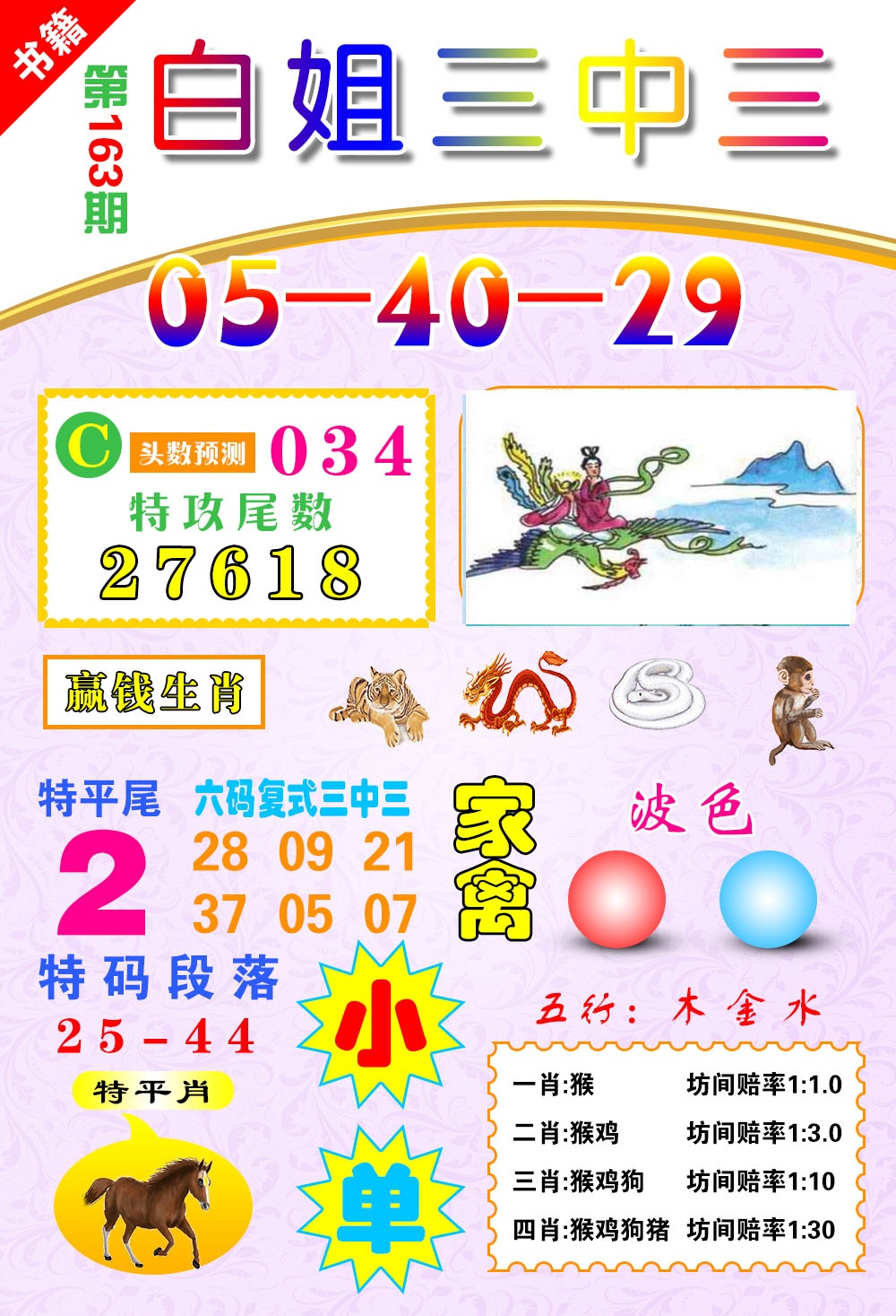 163期澳门白姐锦囊[图]